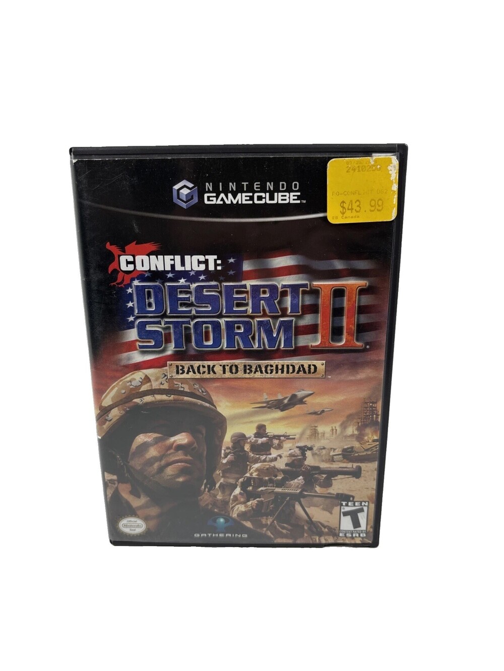 Conflict Desert Storm 2 Back to Baghdad Nintendo GameCube CIB Tested